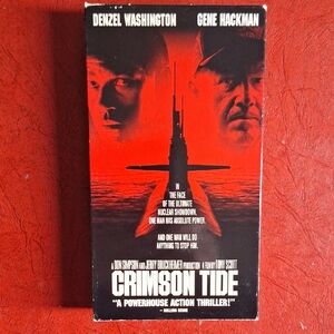 Crimson Tide VHS - Gene Hackman Denzel Washington Military Submarine Movie